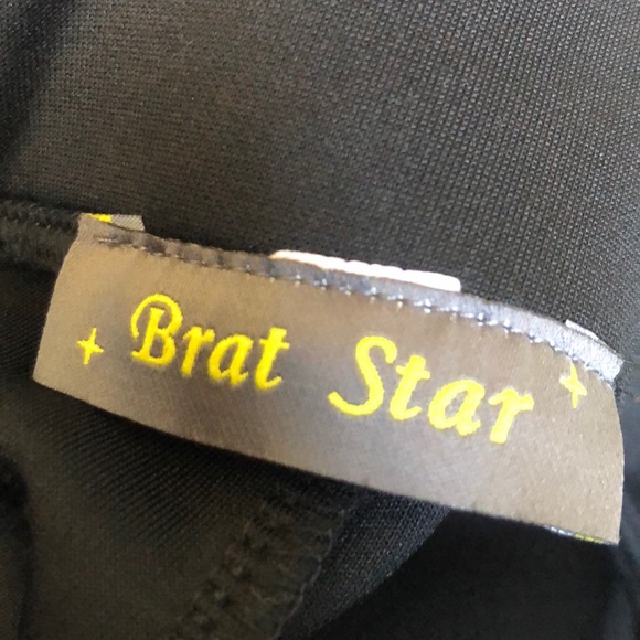 Brat Star Black Aline Full Scuba Skirt (M) - Picture 9 of 9